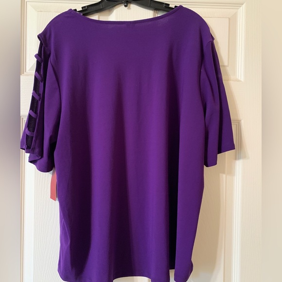 Dressy Blouse with Rhinestones - Picture 2 of 4